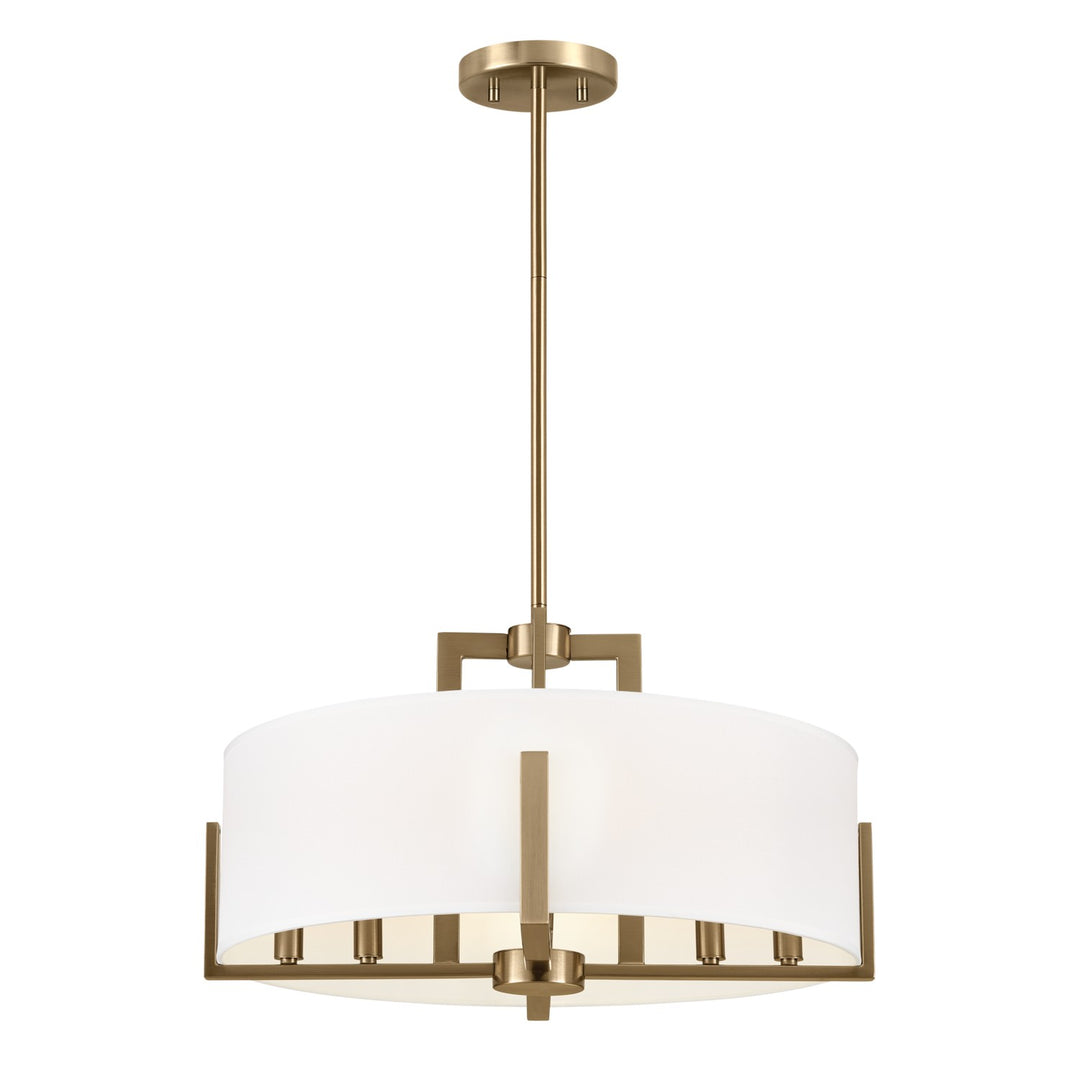 Kichler Eight Light Semi Flush Mount