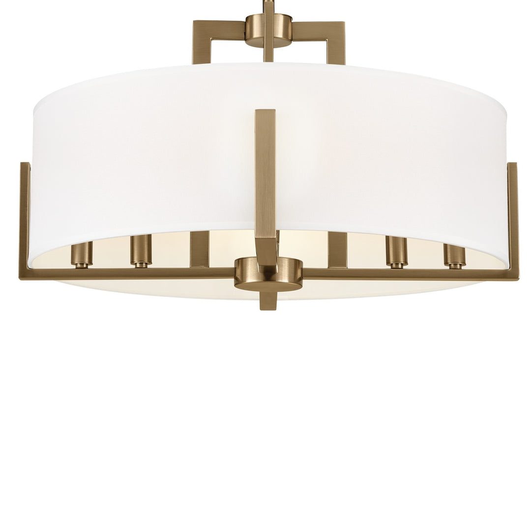 Kichler Eight Light Semi Flush Mount