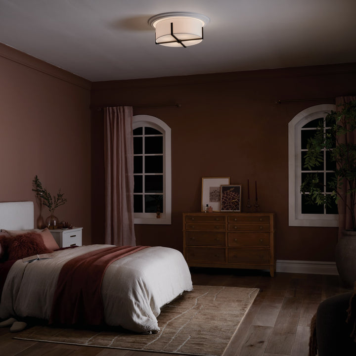 Kichler Four Light Flush Mount