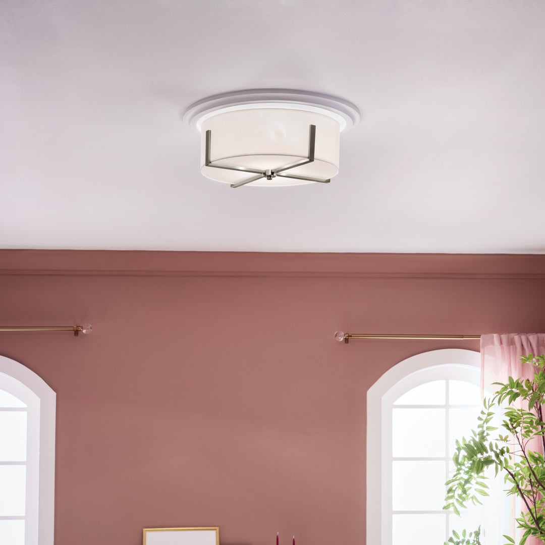 Kichler Four Light Flush Mount