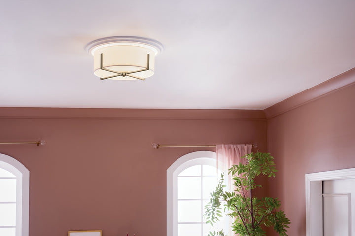 Kichler Four Light Flush Mount