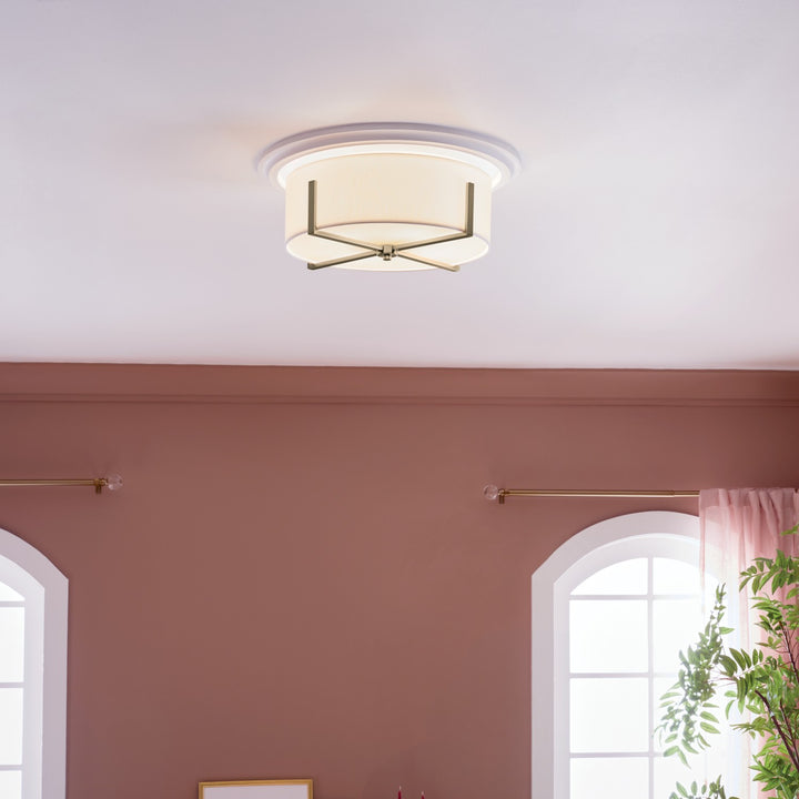 Kichler Four Light Flush Mount