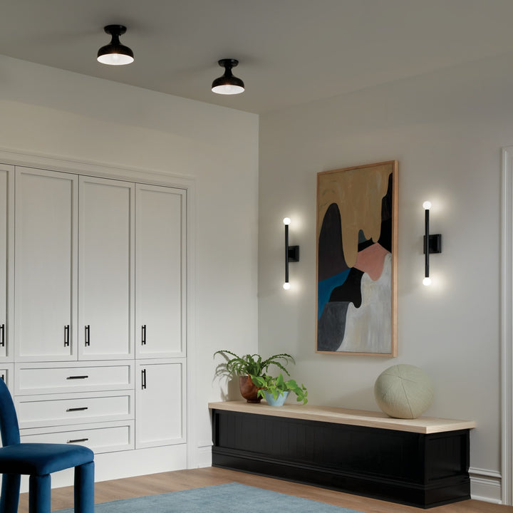 Kichler One Light Semi Flush Mount