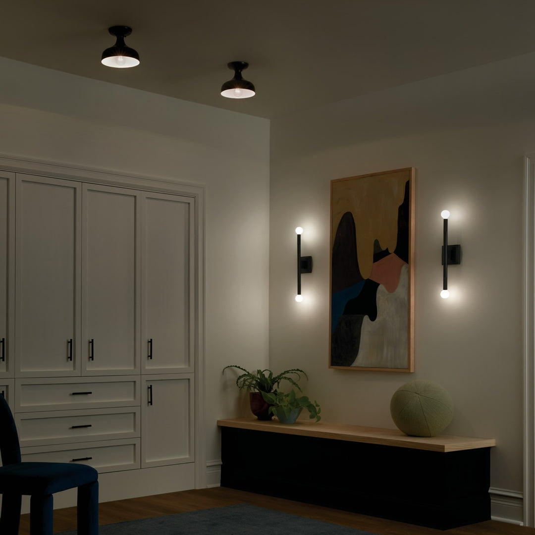 Kichler One Light Semi Flush Mount