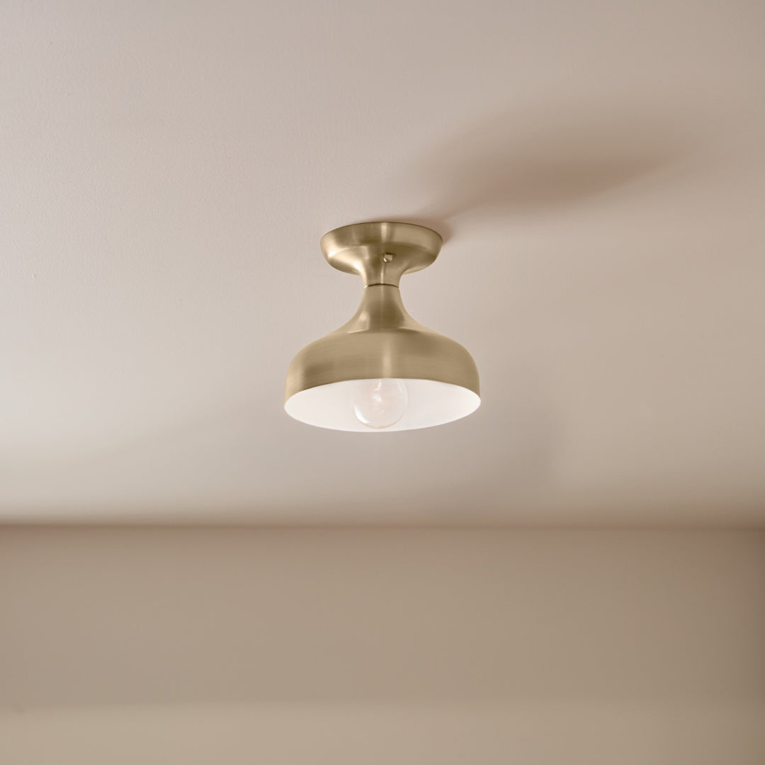 Kichler One Light Semi Flush Mount