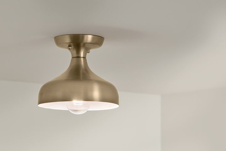 Kichler One Light Semi Flush Mount