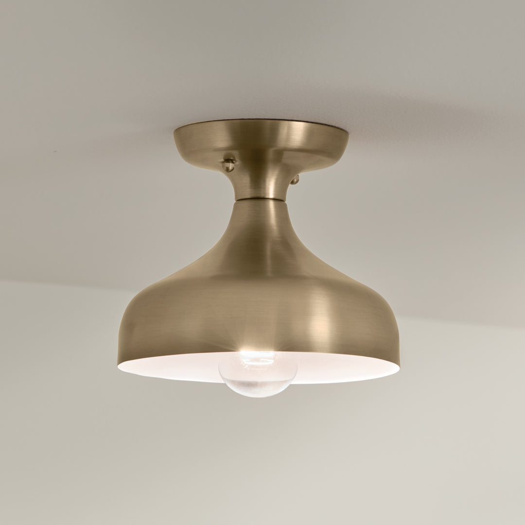 Kichler One Light Semi Flush Mount