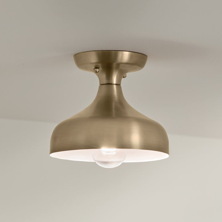 Kichler One Light Semi Flush Mount