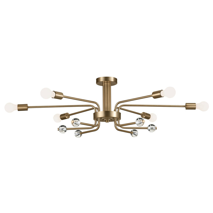 Kichler Six Light Semi Flush Mount