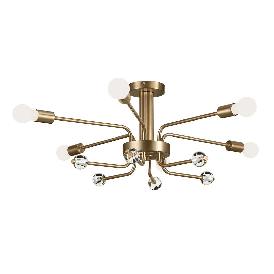 Kichler Six Light Semi Flush Mount