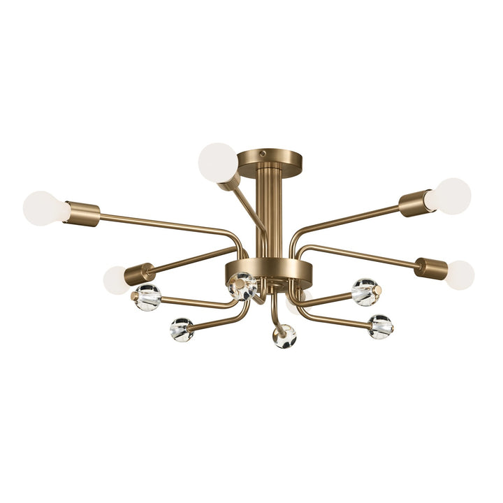 Kichler Six Light Semi Flush Mount