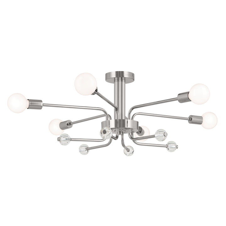 Kichler Six Light Semi Flush Mount