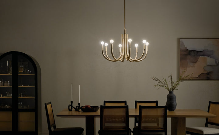 Kichler Eight Light Chandelier