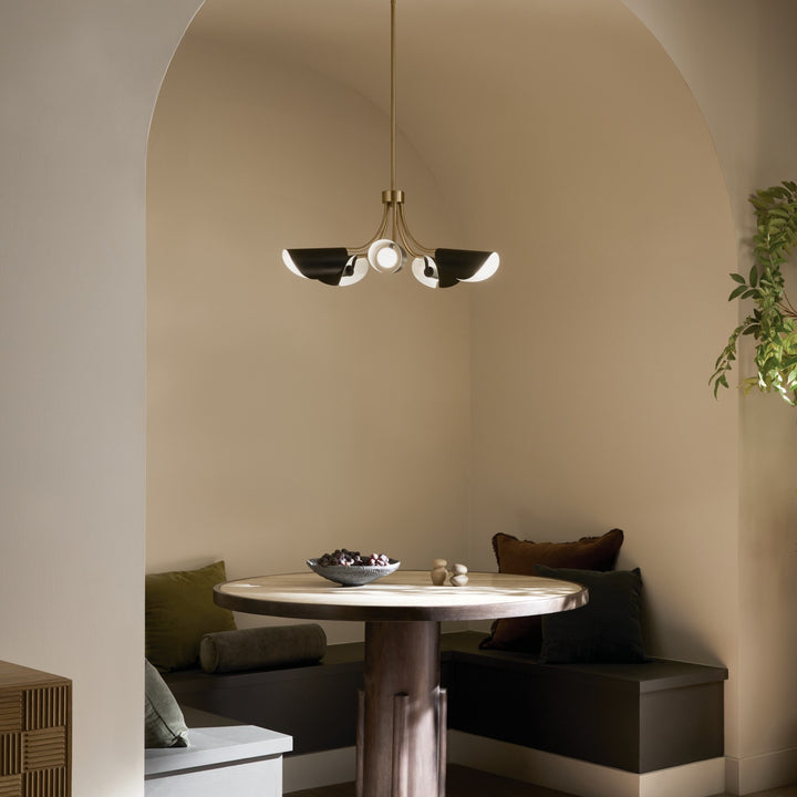 Kichler Five Light Chandelier/Semi Flush