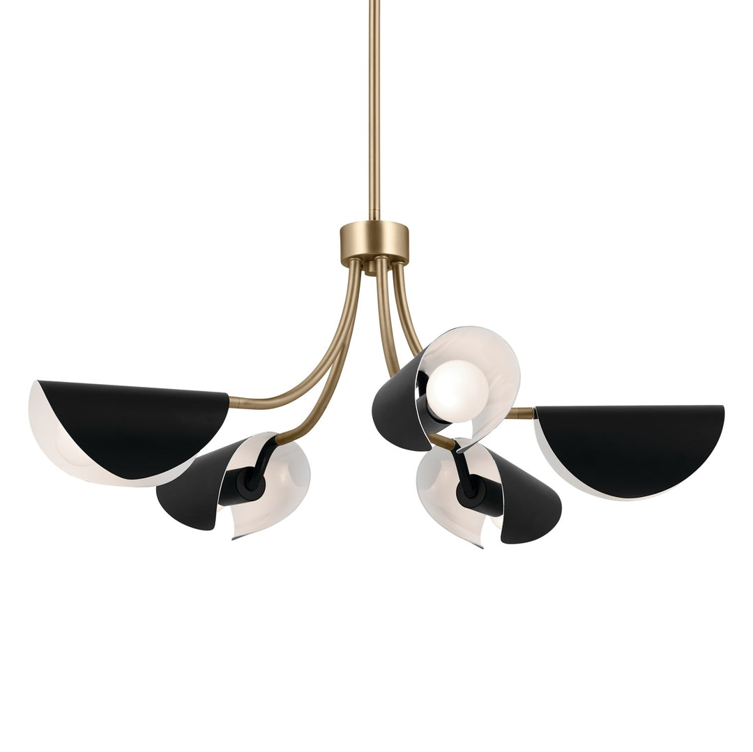 Kichler Five Light Chandelier/Semi Flush