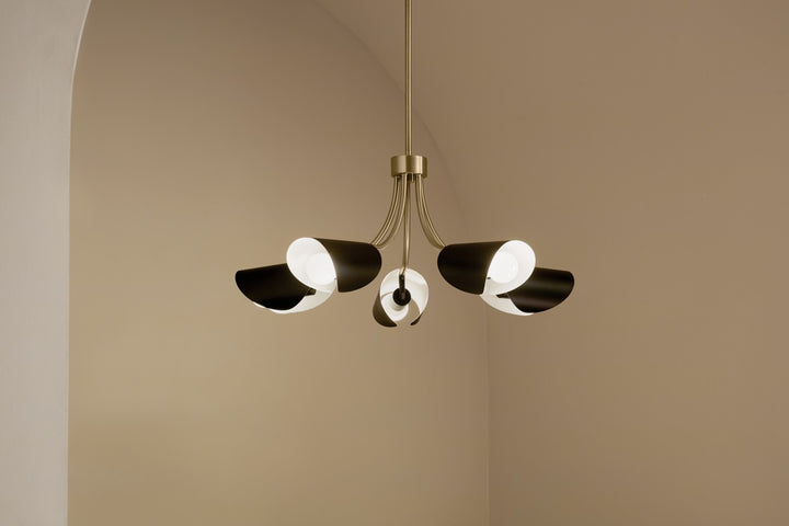 Kichler Five Light Chandelier/Semi Flush