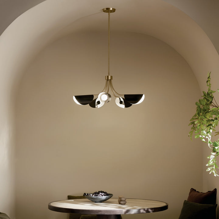 Kichler Five Light Chandelier/Semi Flush