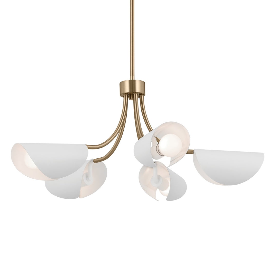 Kichler Five Light Chandelier/Semi Flush