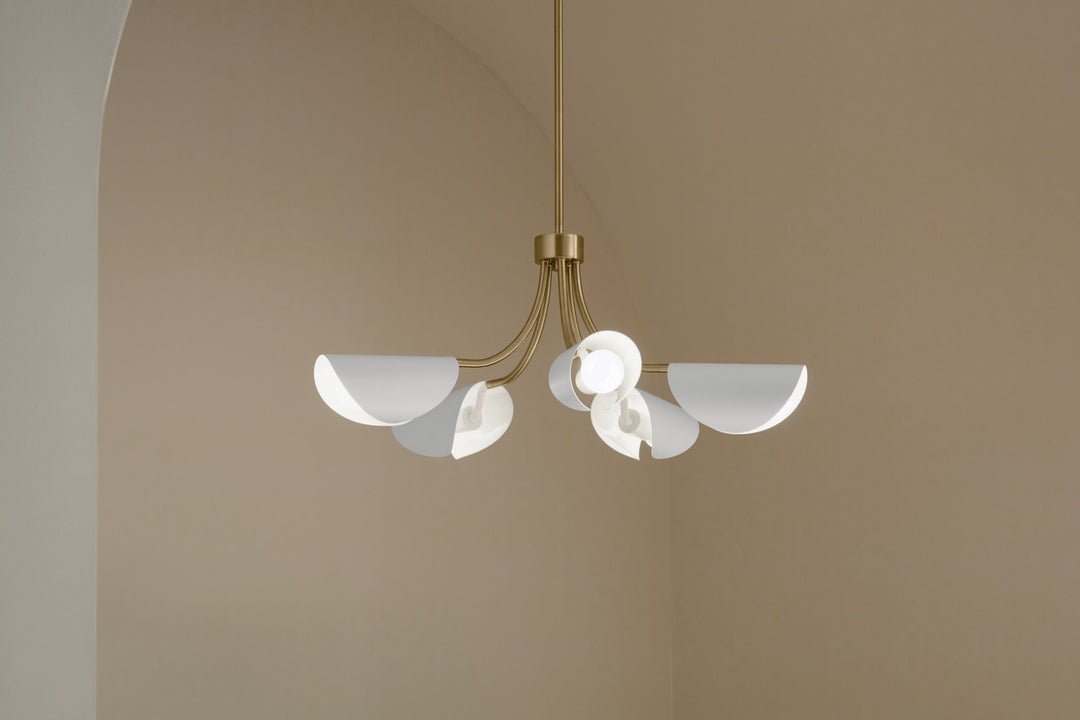 Kichler Five Light Chandelier/Semi Flush