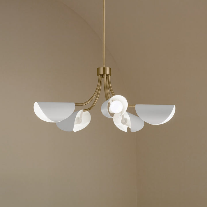 Kichler Five Light Chandelier/Semi Flush