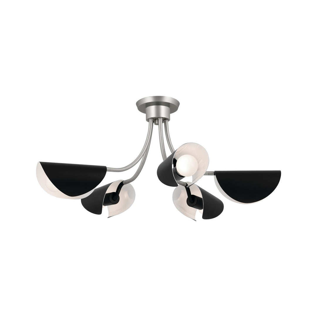 Kichler Five Light Chandelier/Semi Flush