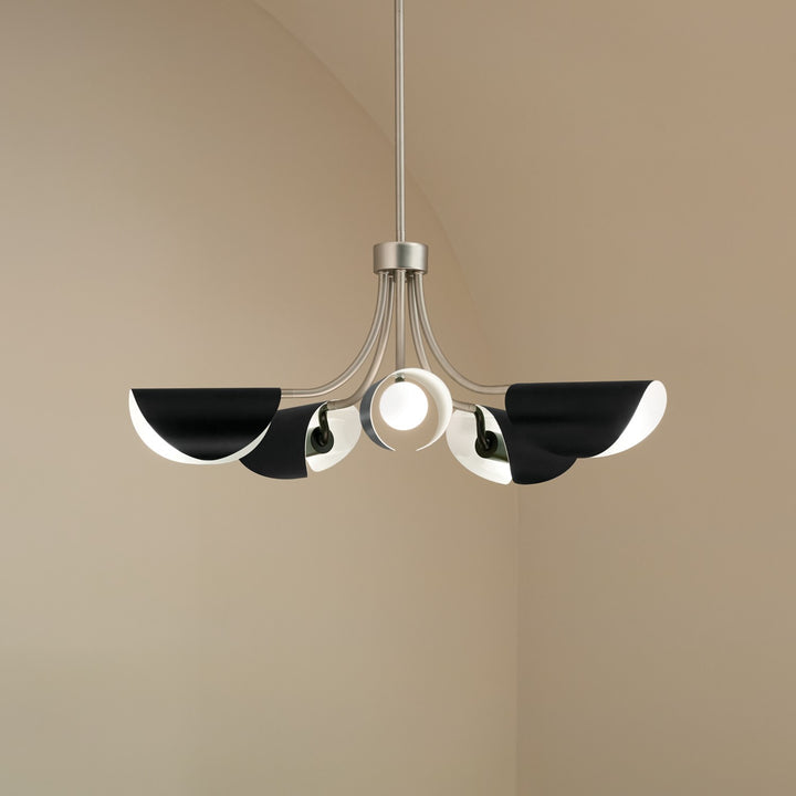 Kichler Five Light Chandelier/Semi Flush