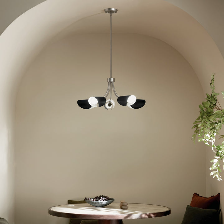 Kichler Five Light Chandelier/Semi Flush