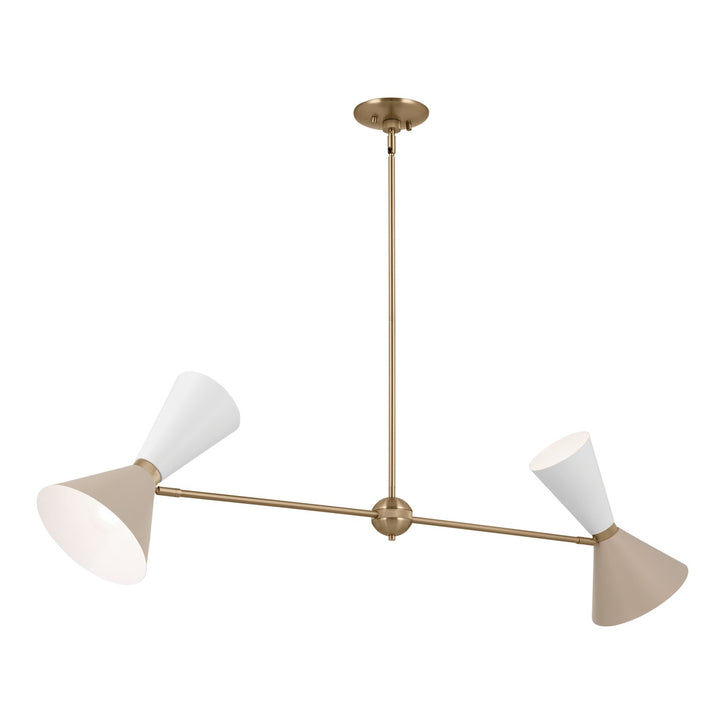 Kichler Four Light Linear Chandelier