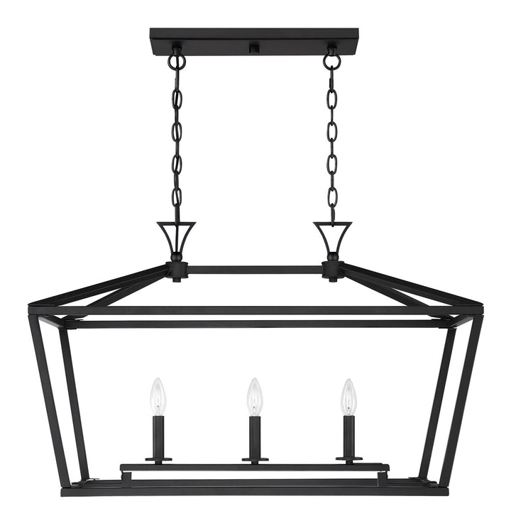 Savoy House Townsend Three Light Linear Chandelier