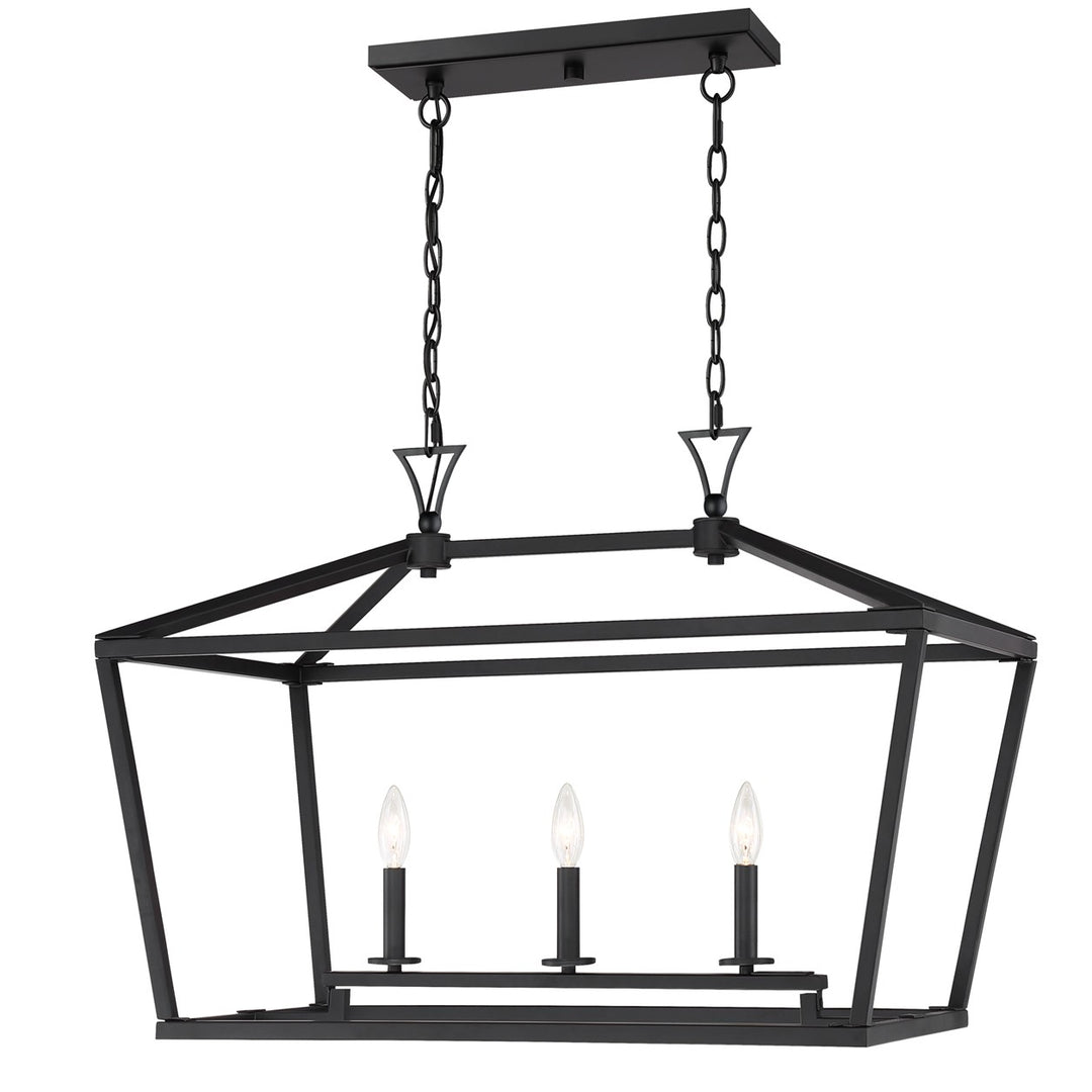 Savoy House Townsend Three Light Linear Chandelier