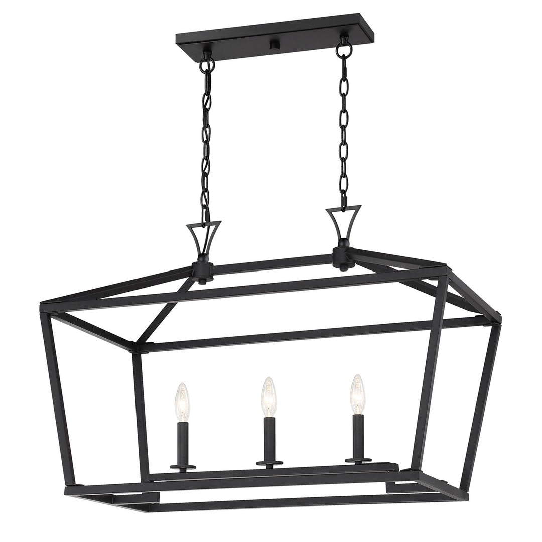 Savoy House Townsend Three Light Linear Chandelier