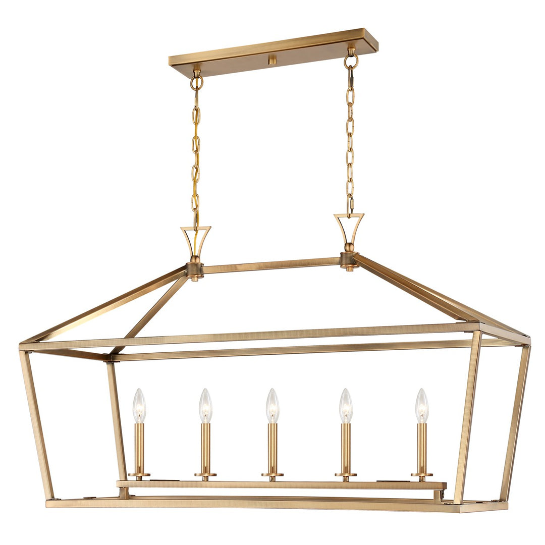 Savoy House Townsend Five Light Linear Chandelier