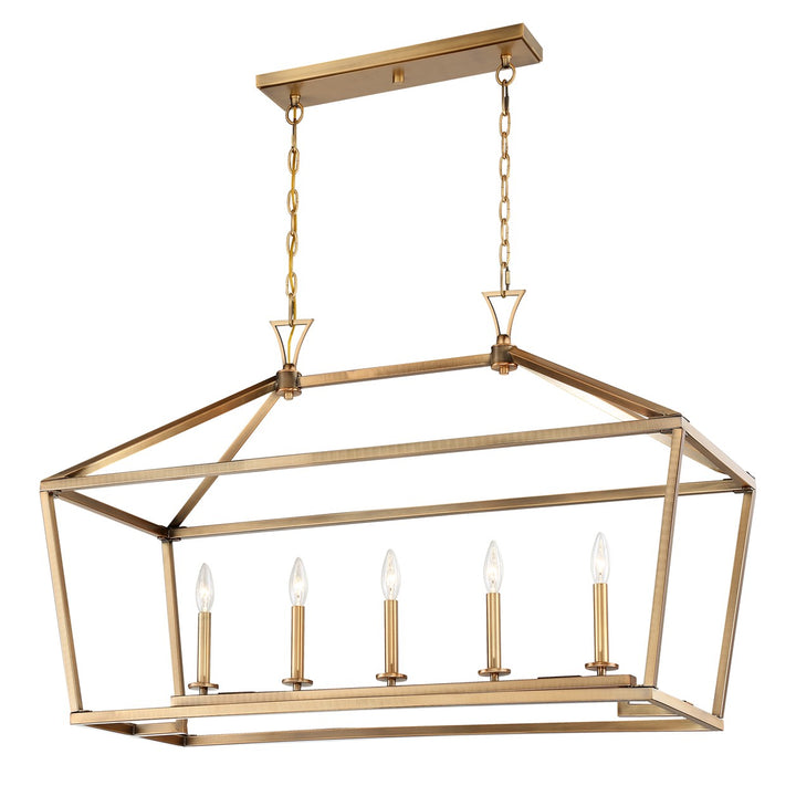 Savoy House Townsend Five Light Linear Chandelier