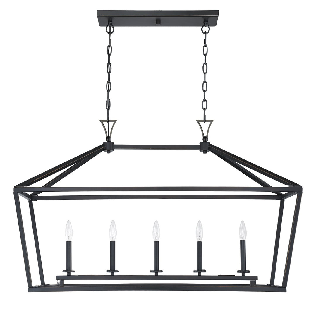 Savoy House Townsend Five Light Linear Chandelier