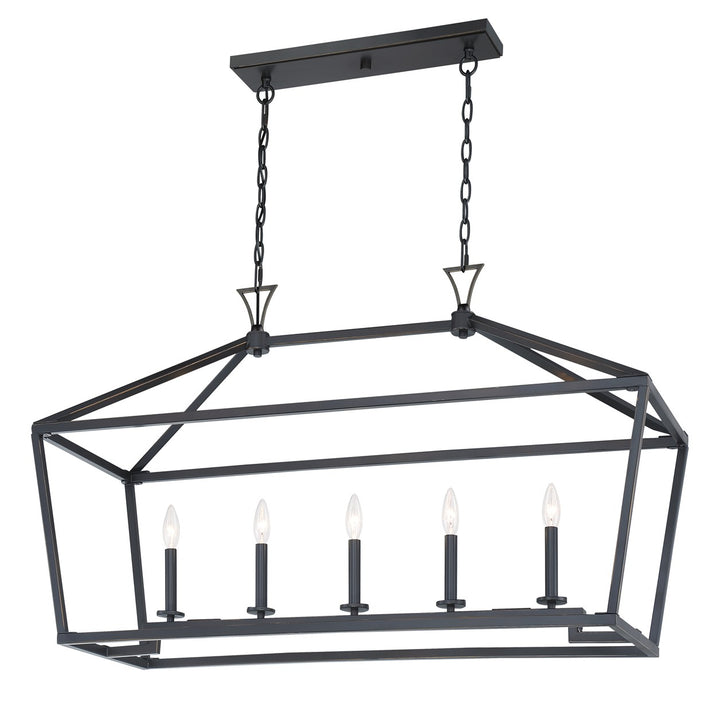 Savoy House Townsend Five Light Linear Chandelier