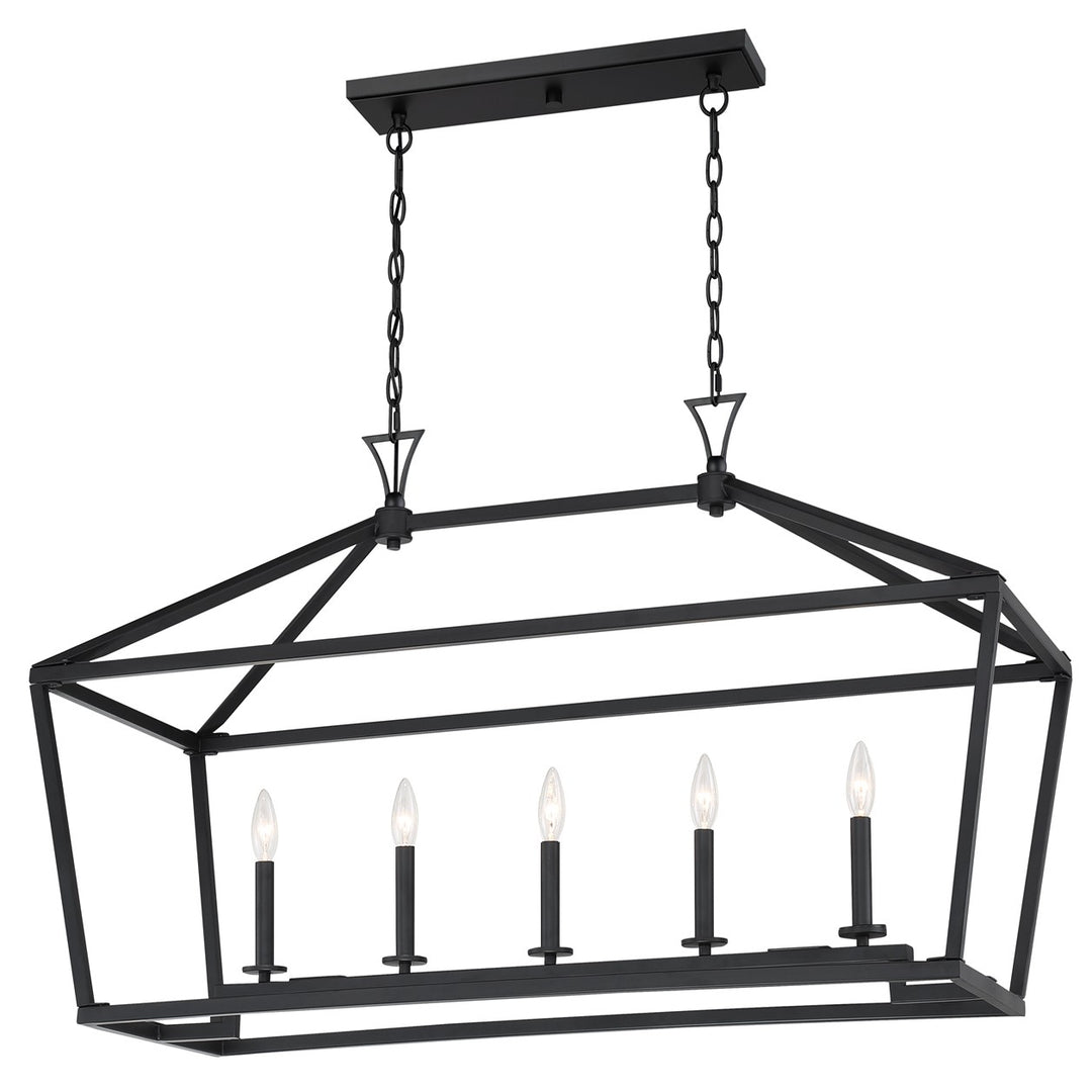 Savoy House Townsend Five Light Linear Chandelier