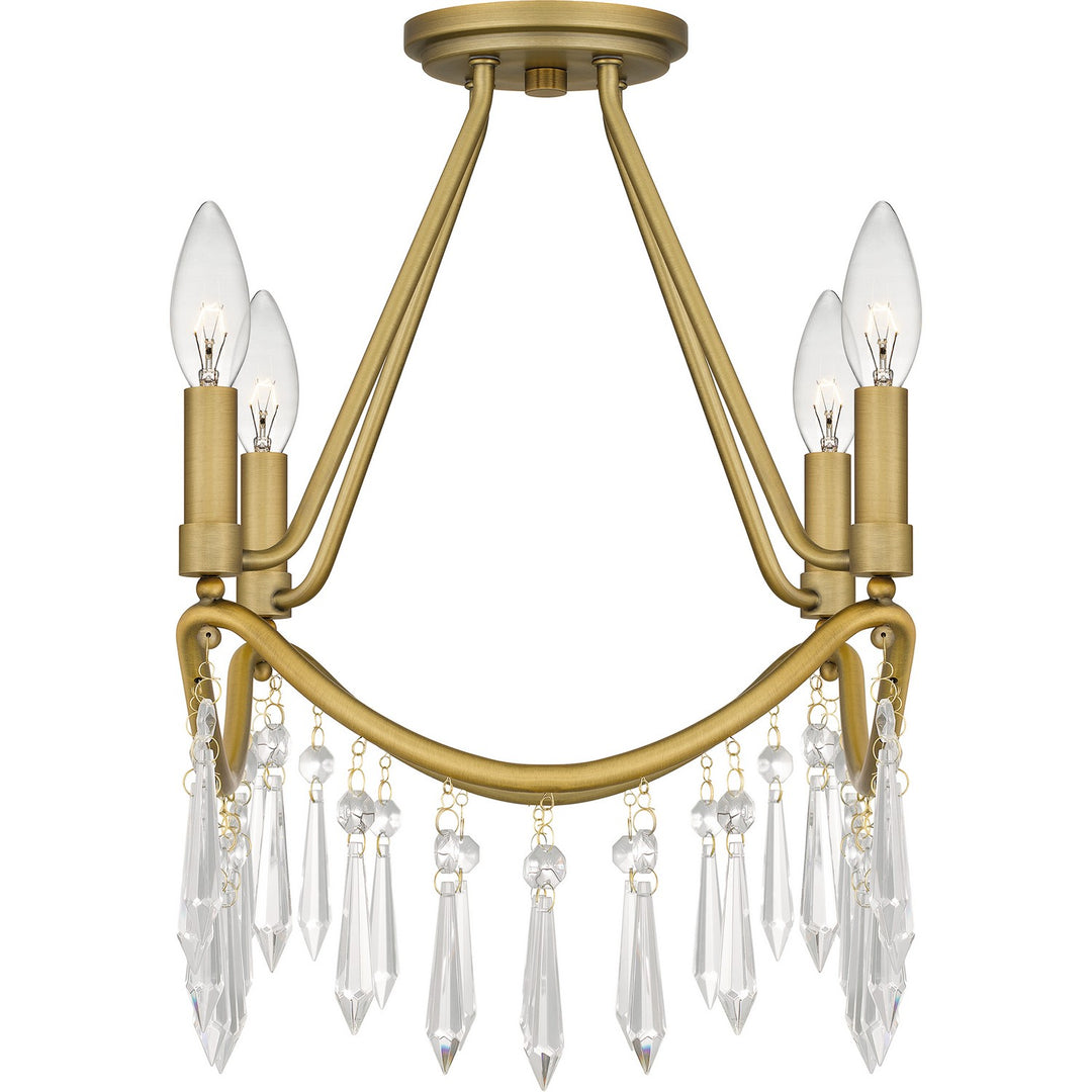 Quoizel Four Light Semi Flush Mount