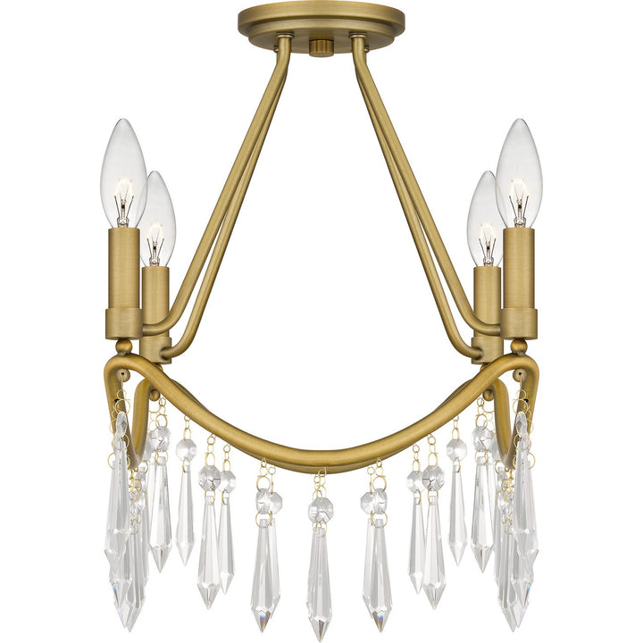 Quoizel Four Light Semi Flush Mount