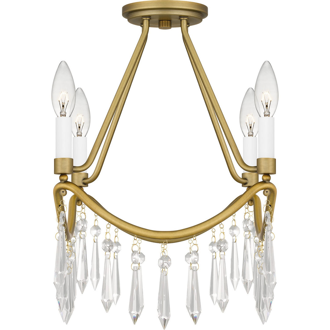 Quoizel Four Light Semi Flush Mount