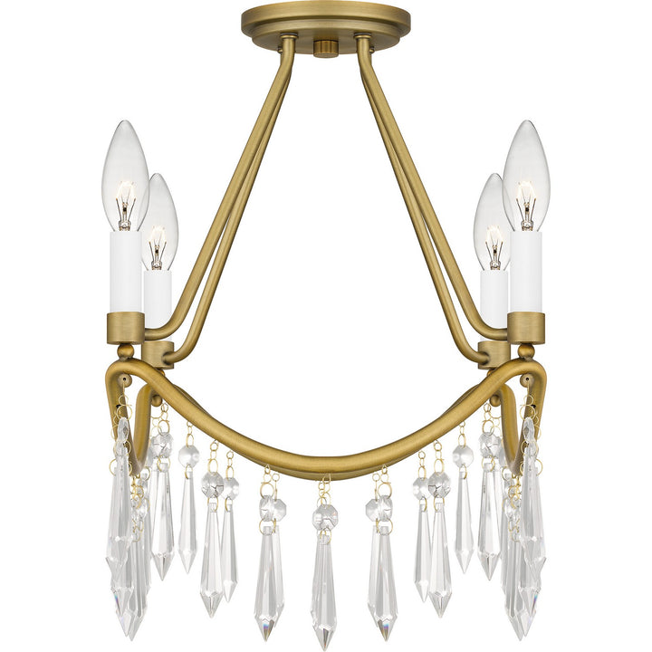 Quoizel Four Light Semi Flush Mount