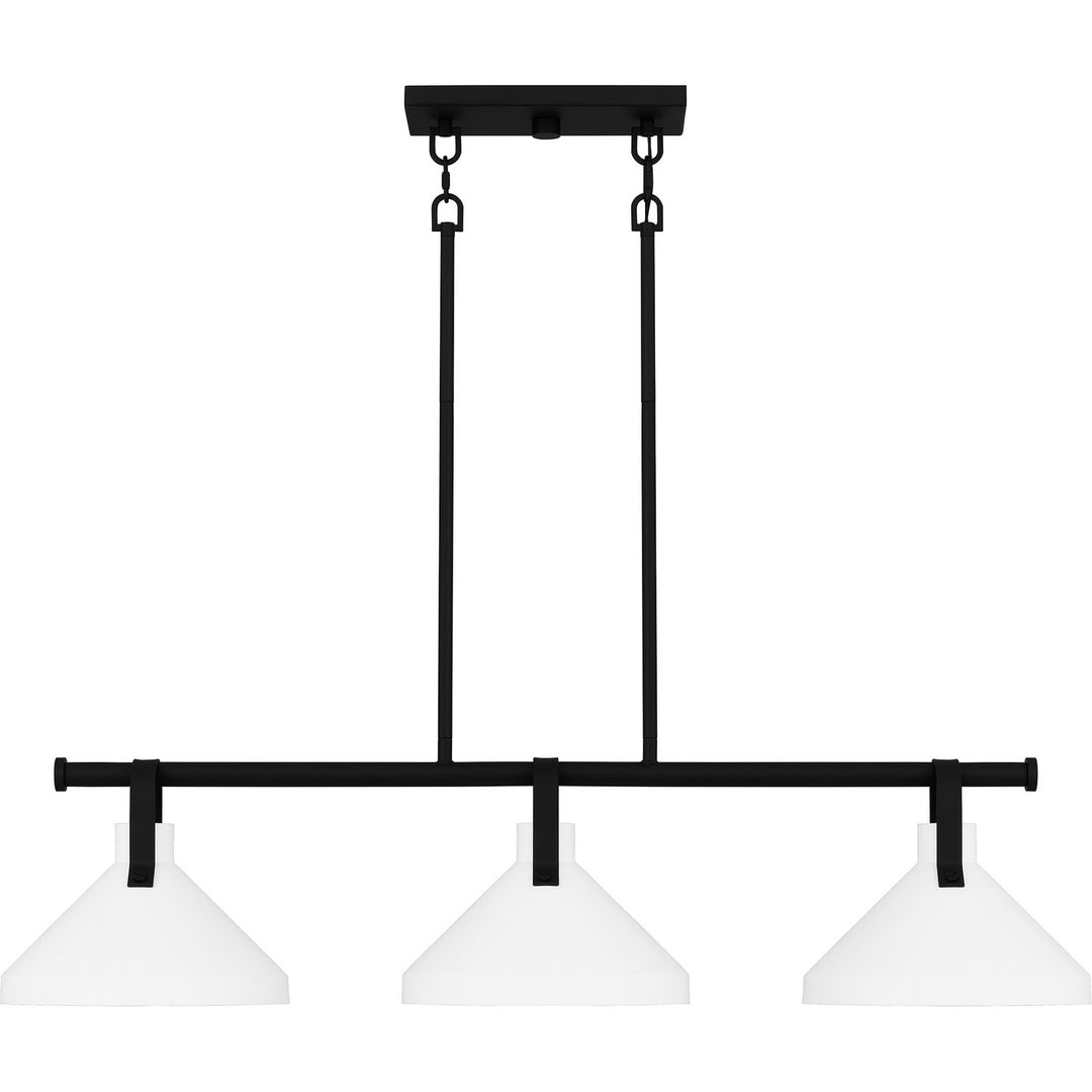 Quoizel Three Light Linear Chandelier