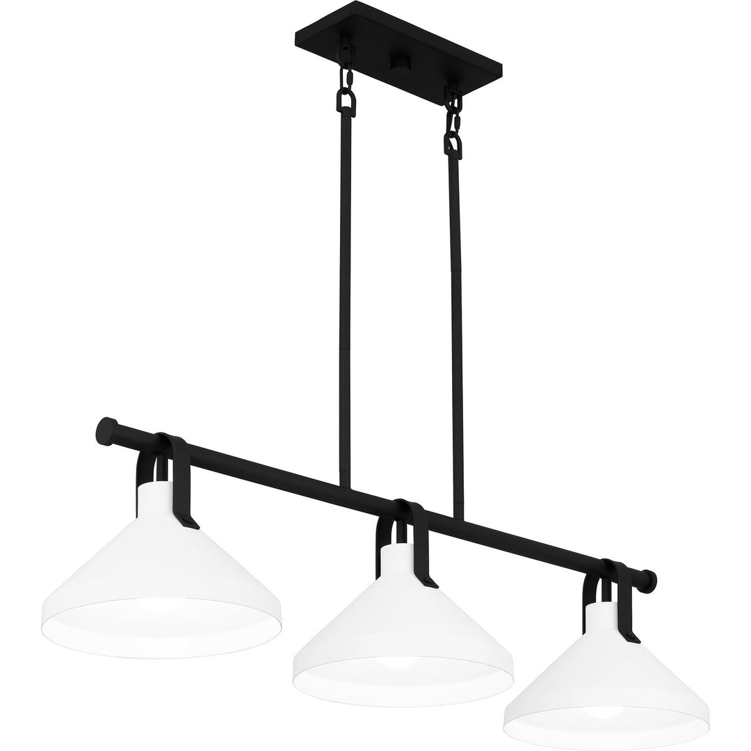 Quoizel Three Light Linear Chandelier