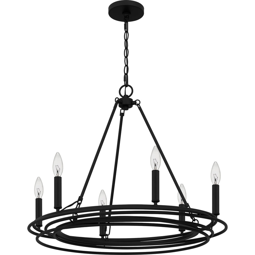 Quoizel Six Light Chandelier