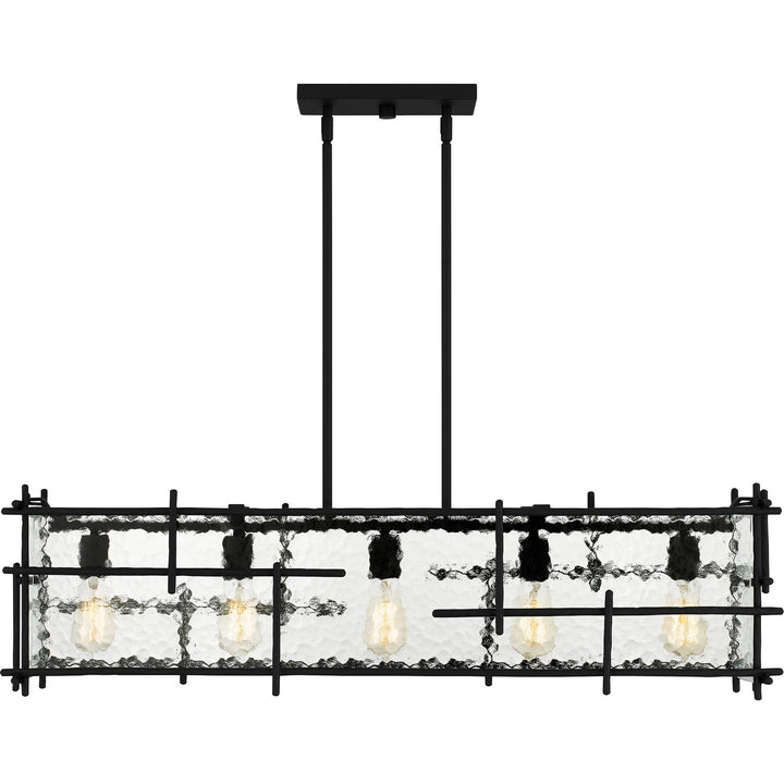 Quoizel Five Light Linear Chandelier