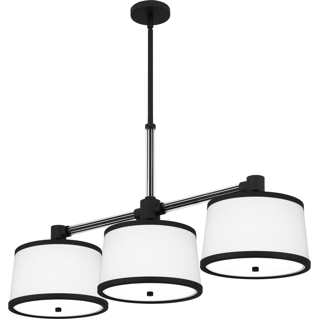 Quoizel Three Light Linear Chandelier