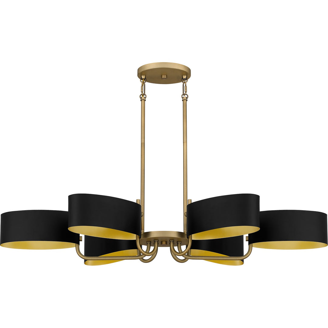 Quoizel Six Light Linear Chandelier