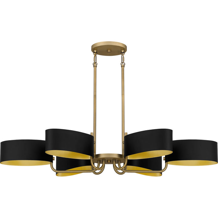 Quoizel Six Light Linear Chandelier