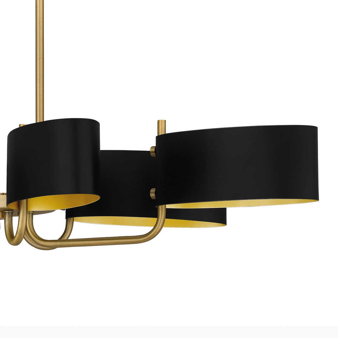 Quoizel Six Light Linear Chandelier