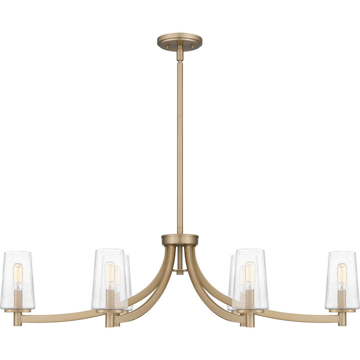 Quoizel Six Light Linear Chandelier