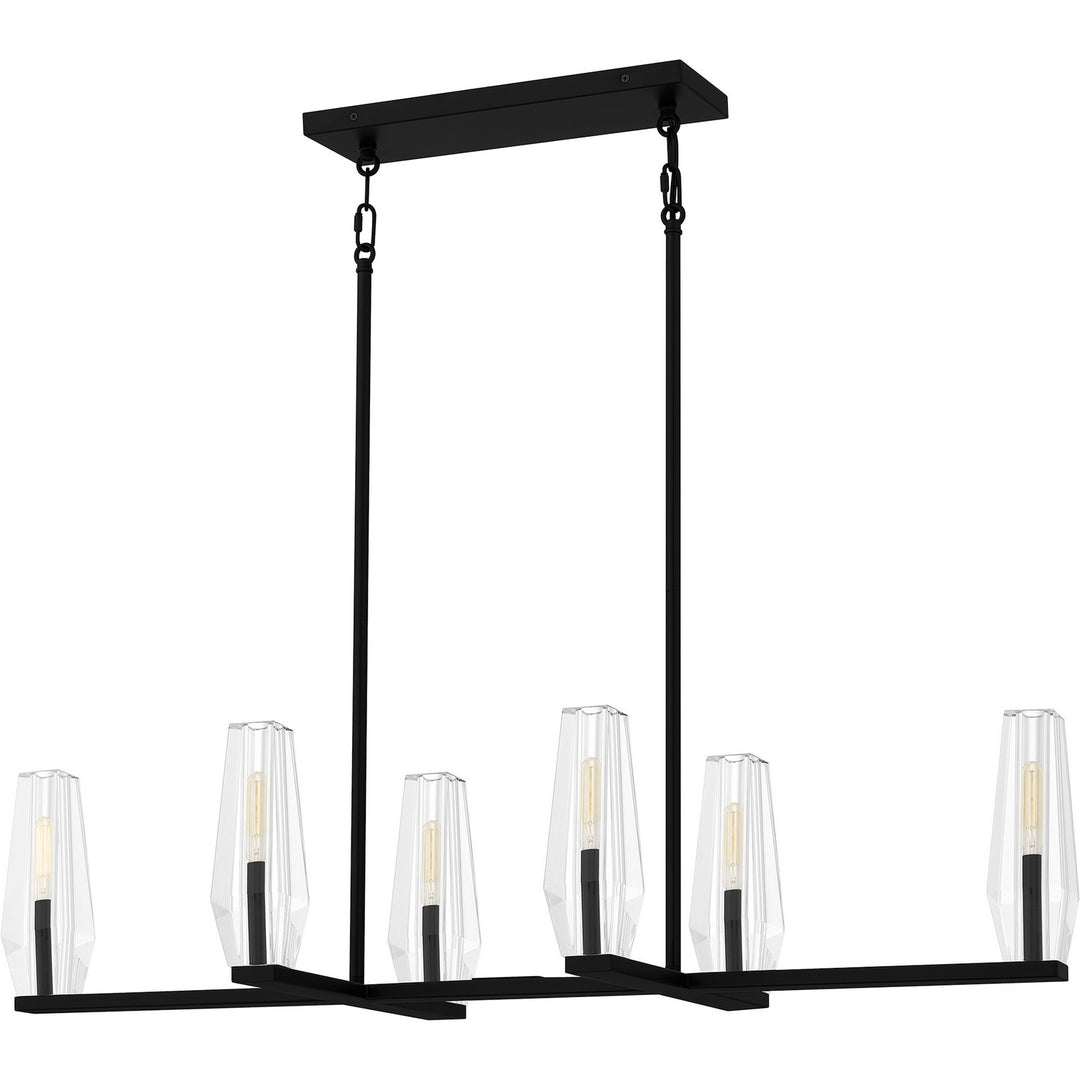 Quoizel Six Light Linear Chandelier